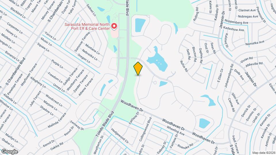 2775 Royal Palm Dr Map and Location Details