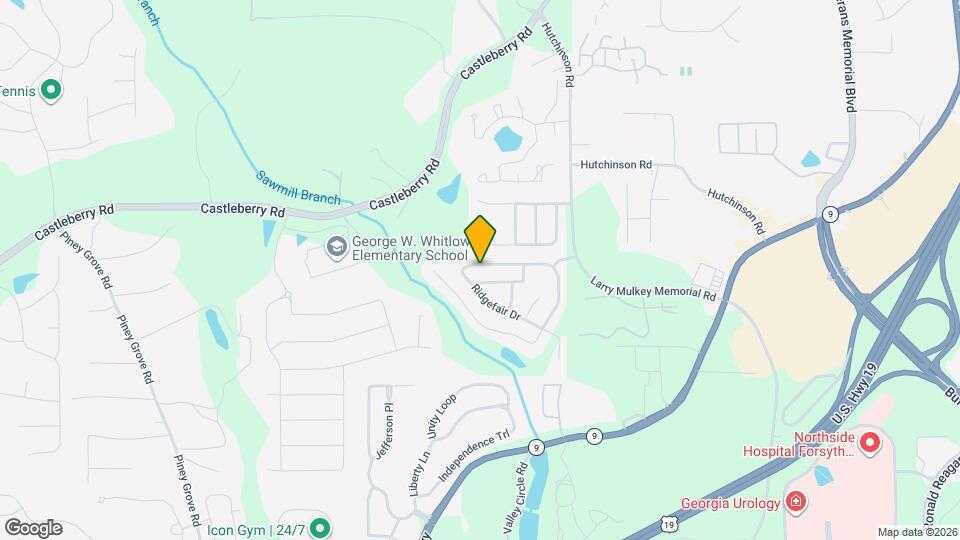 4145 Ridgefair Dr Map and Location Details