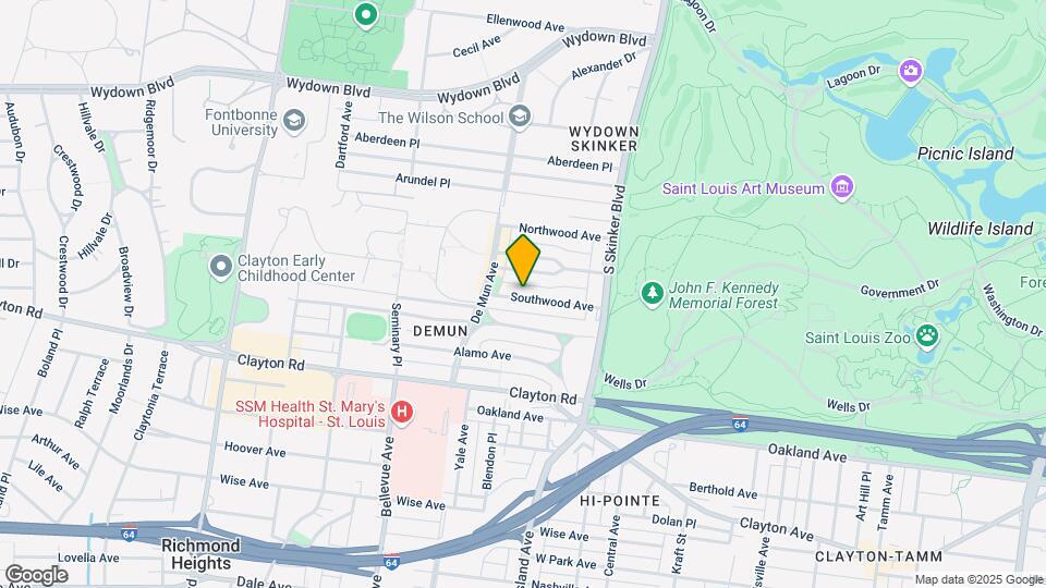 6325 Southwood Ave Mapa y Detalles de la Ubicación