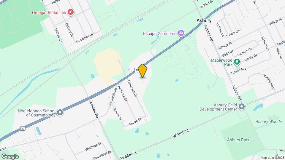 5203 W Ridge Rd Map and Location Details