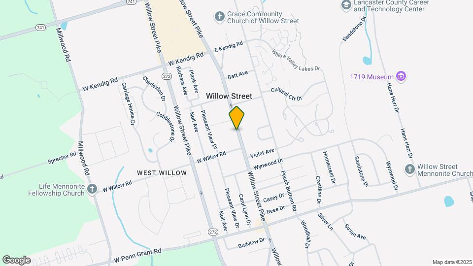 2826 Willow Street Pike N Map and Location Details