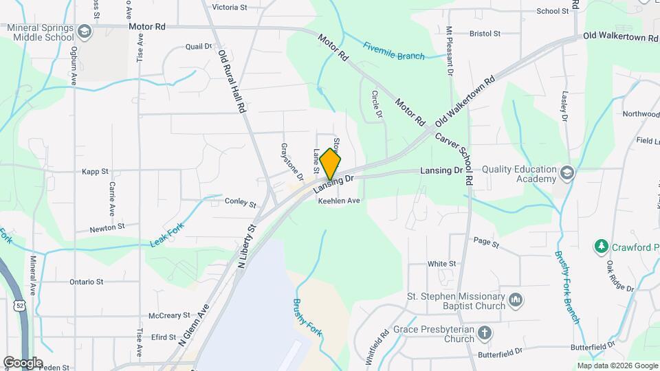 4511 Lansing Dr Map and Location Details