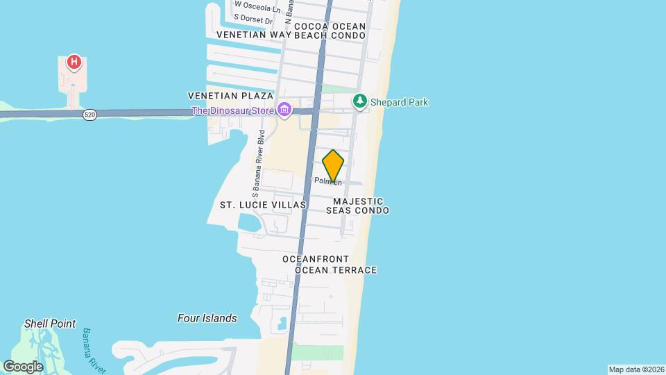 249 Palm Ln Map and Location Details