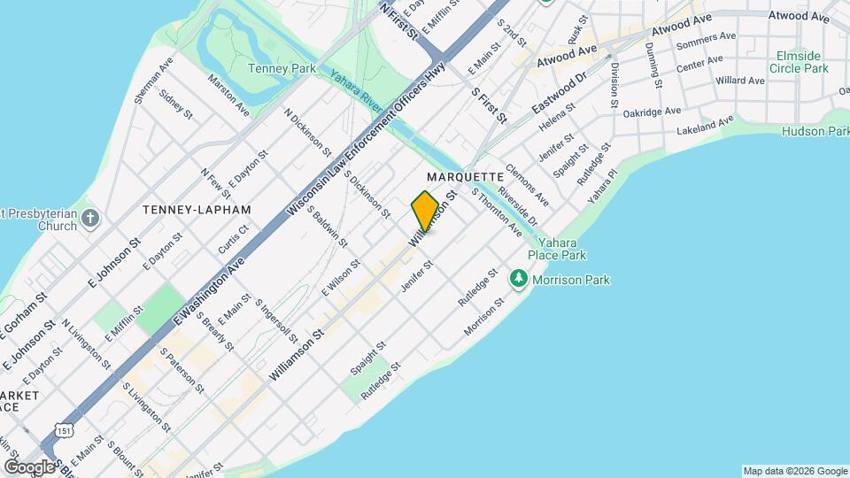 1411 Williamson St, Unit 1 Mapa y Detalles de la Ubicación