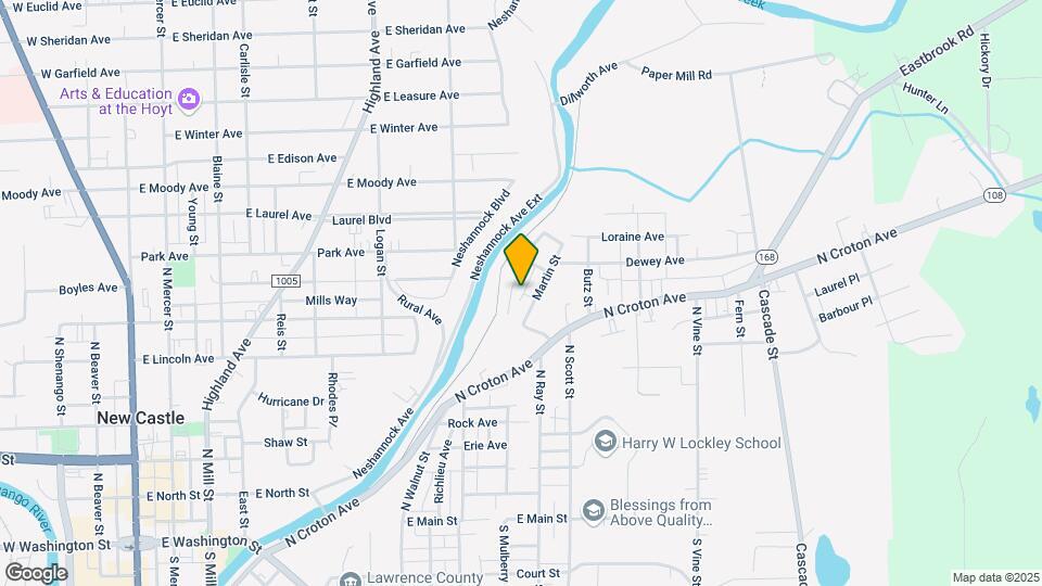 416 Riverview Ave Map and Location Details