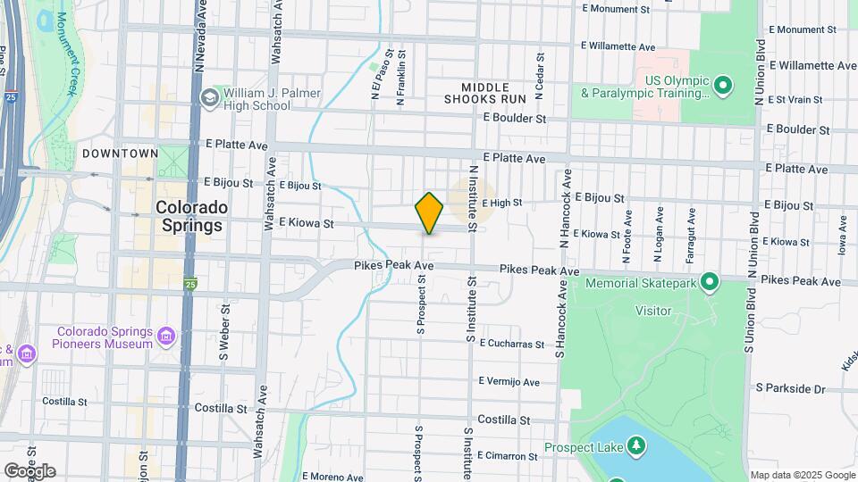 23 N Prospect St Map and Location Details