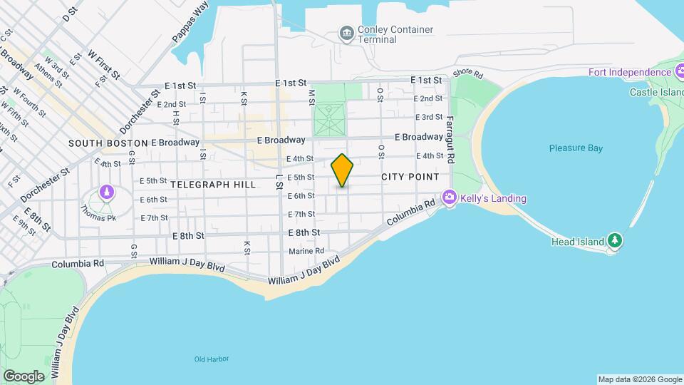 716 E 6th St, Unit 3 Map and Location Details