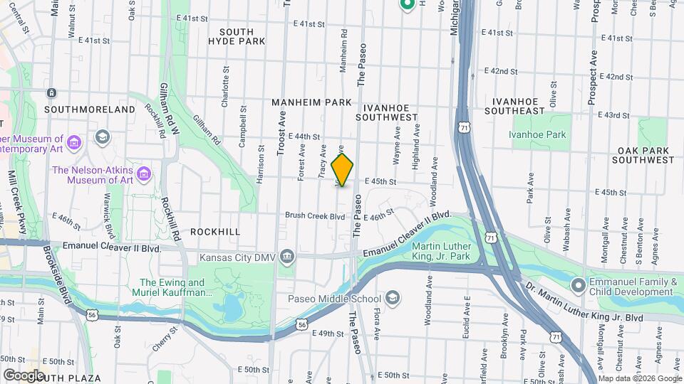 4513 Virginia Ave Map and Location Details