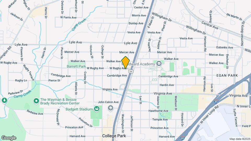 1786 Rugby Ave Map and Location Details