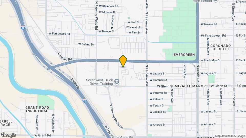 1171 W Miracle Mile Map and Location Details