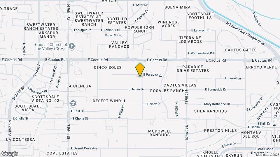 10069 E Paradise Dr Mapa y Detalles de la Ubicación