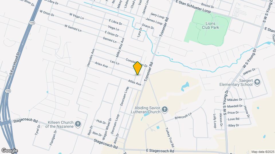 5804 Aquarius Dr Map and Location Details