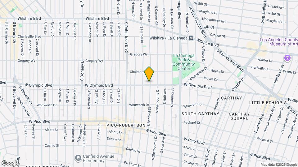 945 S Bedford St Map and Location Details