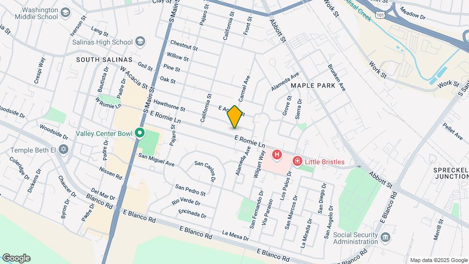 265 E Romie Ln Mapa y Detalles de la Ubicación
