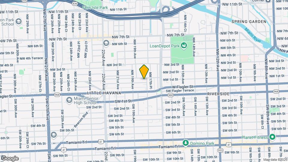 1827 NW Flagler Terrace-Unit -F1 Map and Location Details