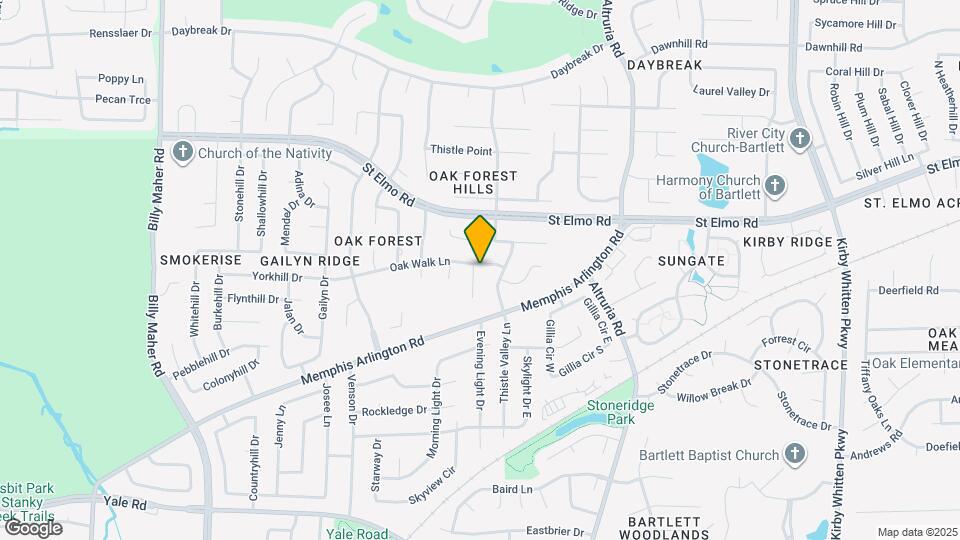 6351 Oak Walk Ln Map and Location Details