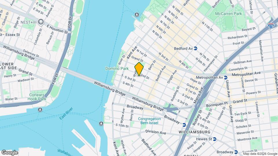 2 Bed 1 bath - Luxury building -, Unit 406 Map and Location Details