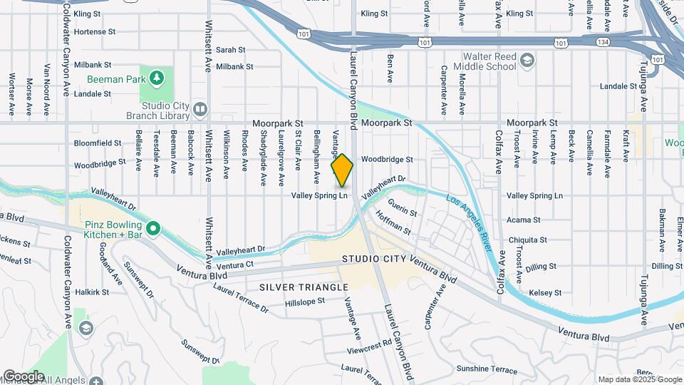 4202 Vantage Ave Map and Location Details