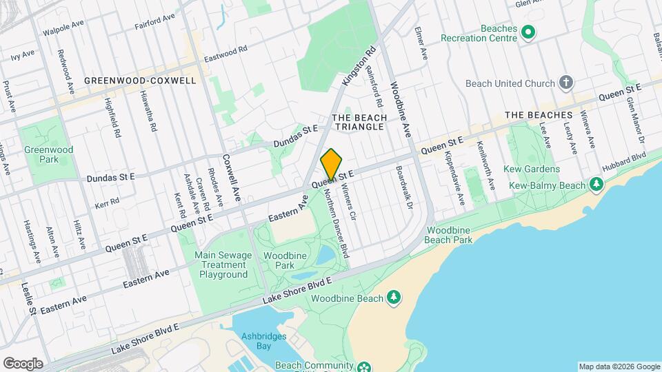 The Beach Condominiums 4 Map and Location Details