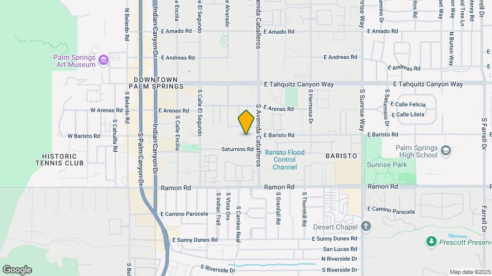 San Jacinto Racquet Club Map and Location Details