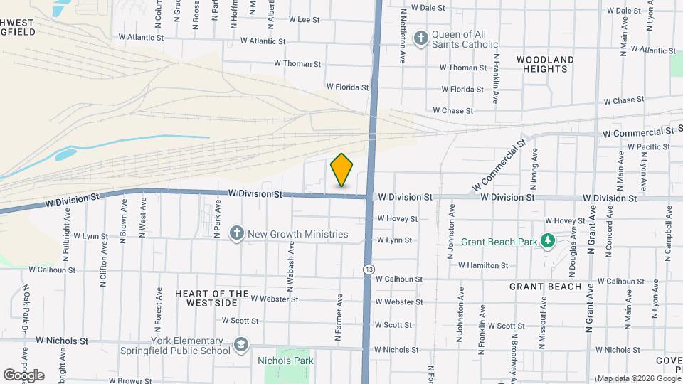 1501 N Farmer Ave Map and Location Details