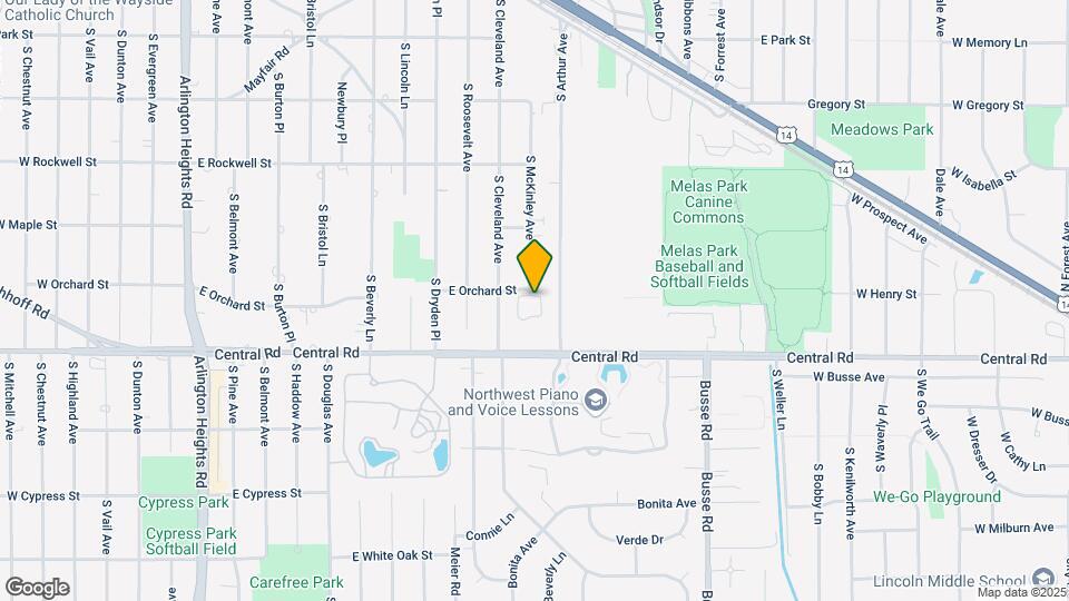 909 S McKinley Ave-Unit -2B Map and Location Details