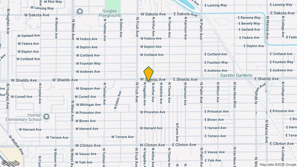 3126 N Vagedes Ave Map and Location Details