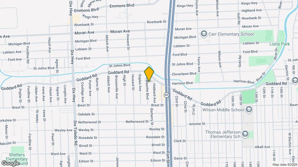 4131 Lafayette Blvd Map and Location Details