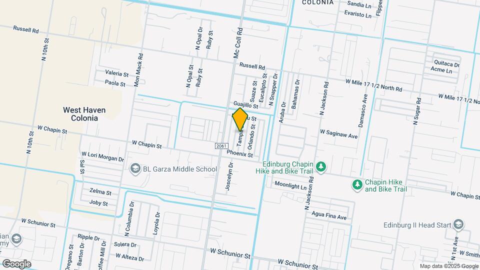 13 Tampa St Map and Location Details