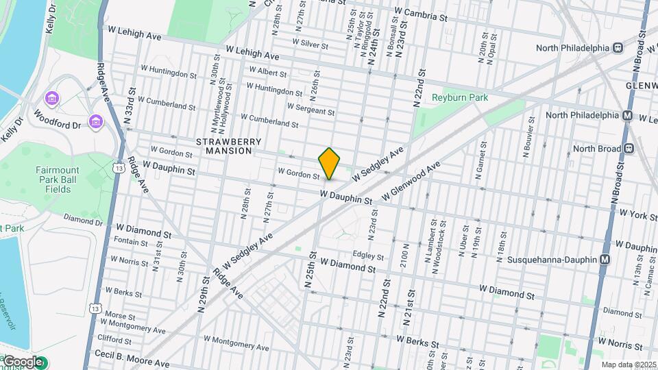 2321 N 25th St Map and Location Details