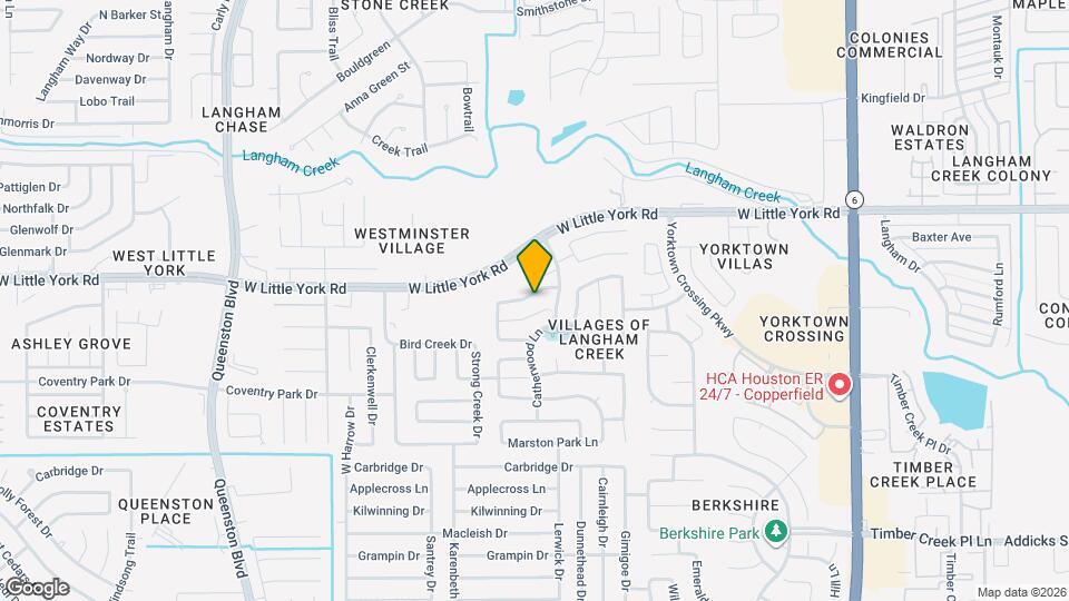 16535 Beckland Ln Map and Location Details