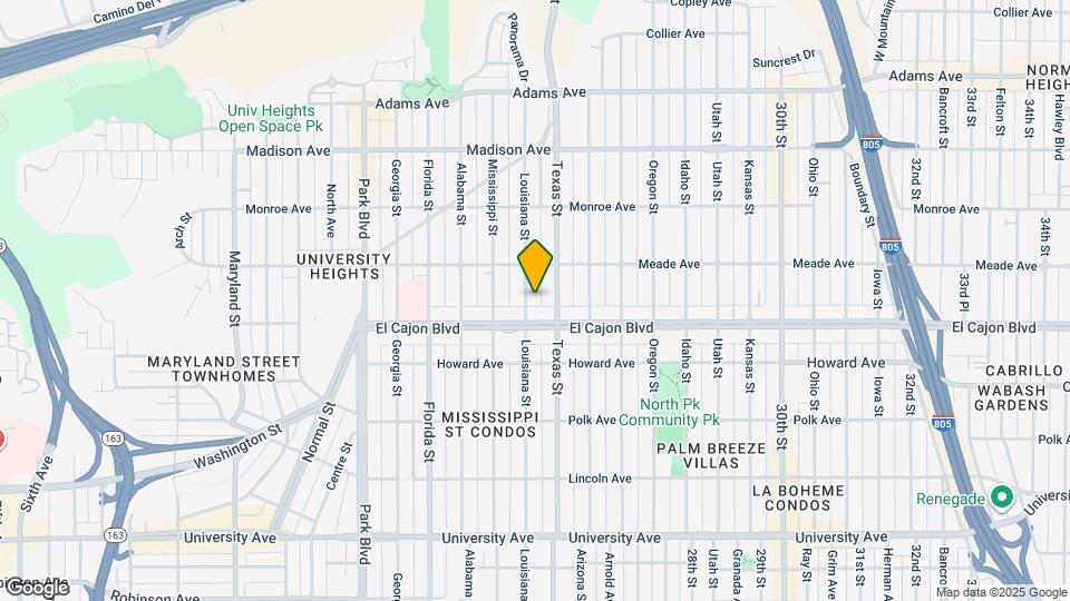 4337 Louisiana St Map and Location Details