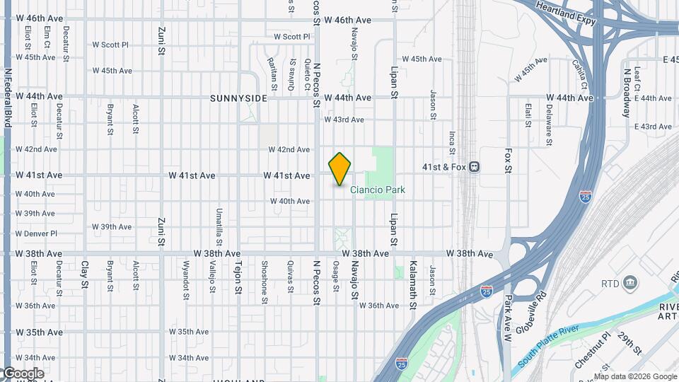 4024 Osage St, Unit 0 Map and Location Details
