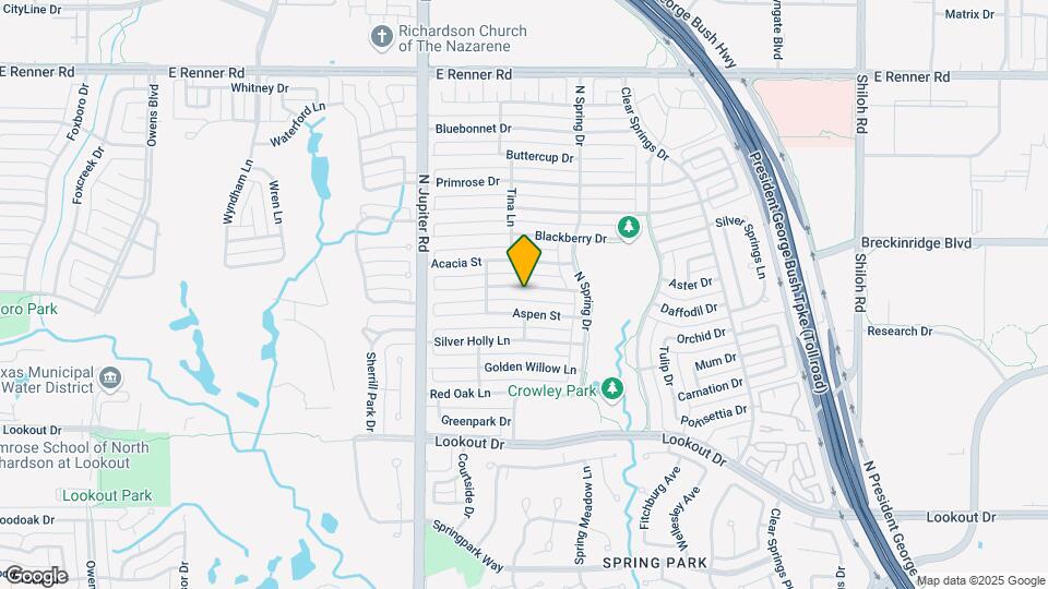 2312 Blue Cypress Dr Map and Location Details