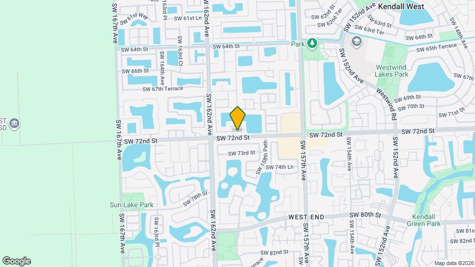 15986 SW 71st Terrace Map and Location Details