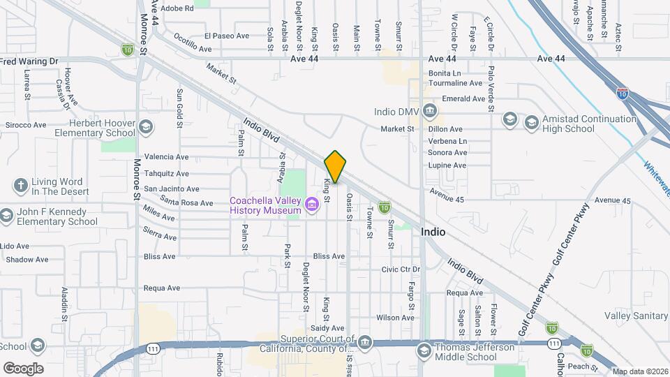 44718 King St Map and Location Details