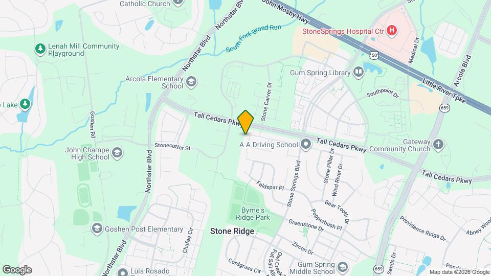 41851 Cinnabar Square Map and Location Details