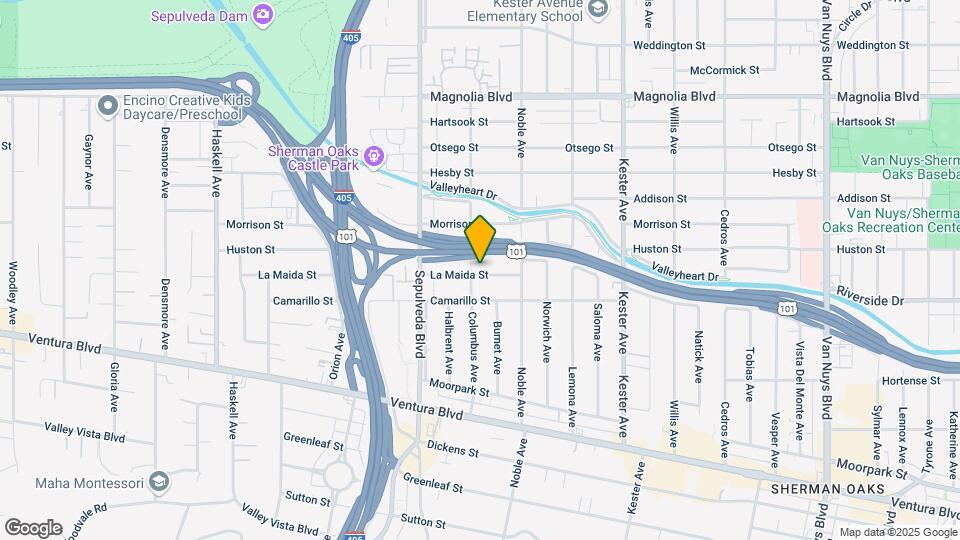 15153 La Maida St Map and Location Details