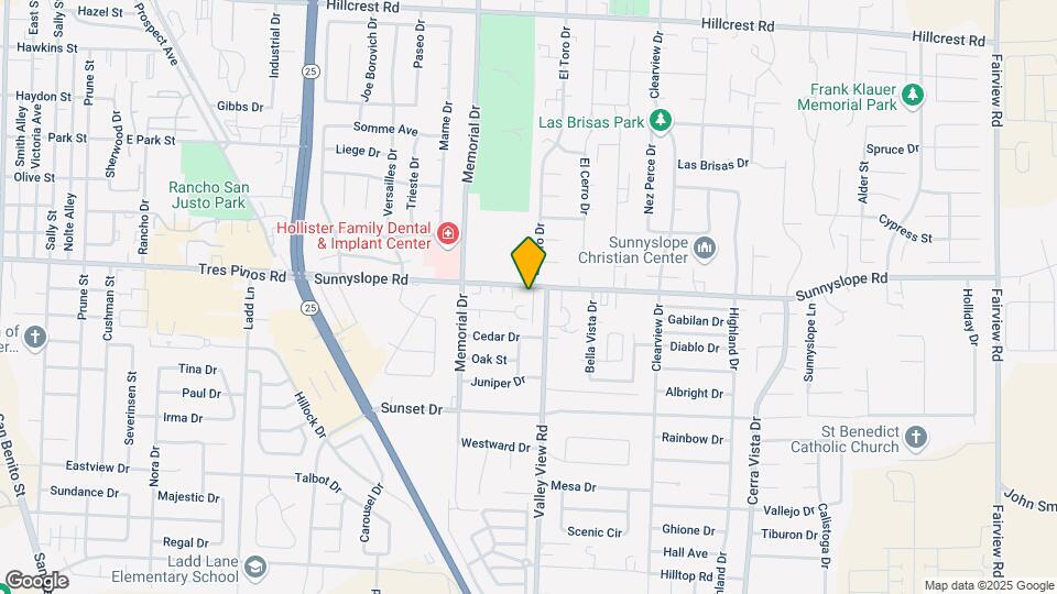 1141 Sunnyslope Rd Mapa y Detalles de la Ubicación