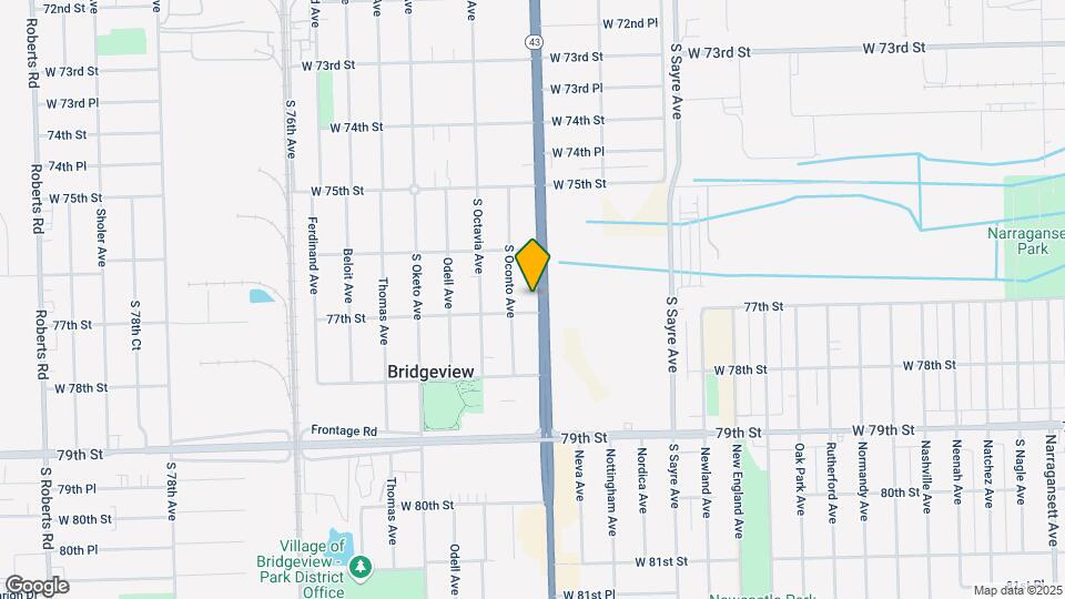 7650 S Harlem Ave Mapa y Detalles de la Ubicación
