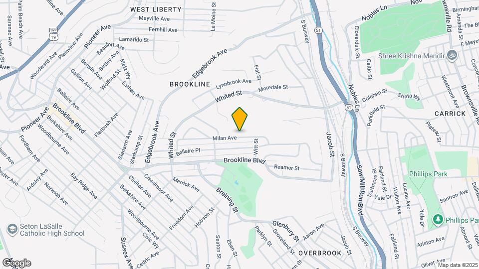 1439-1441-1441 Milan Ave Map and Location Details