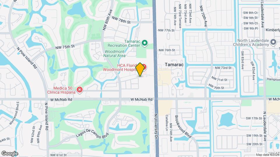 7112 NW 78th Ave Map and Location Details