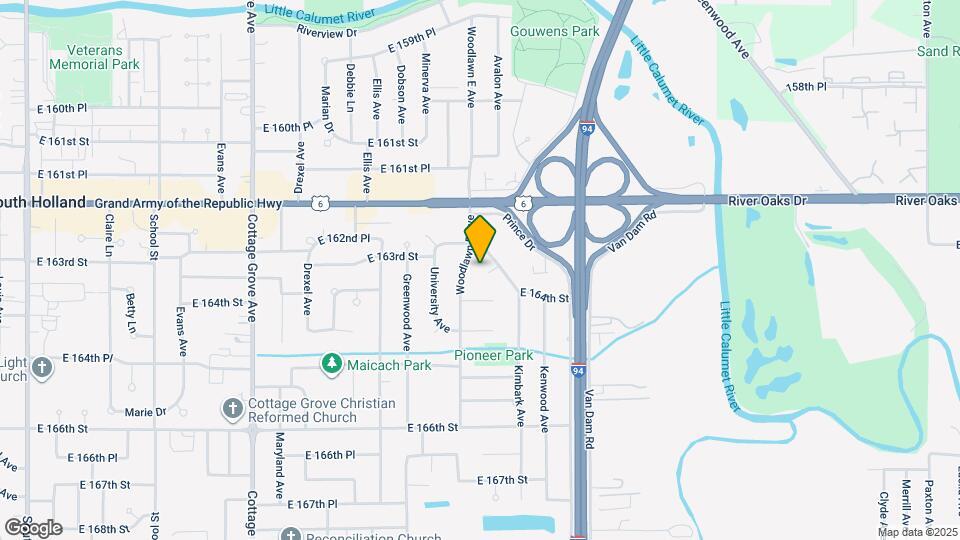 16322 Kenwood Ave Map and Location Details