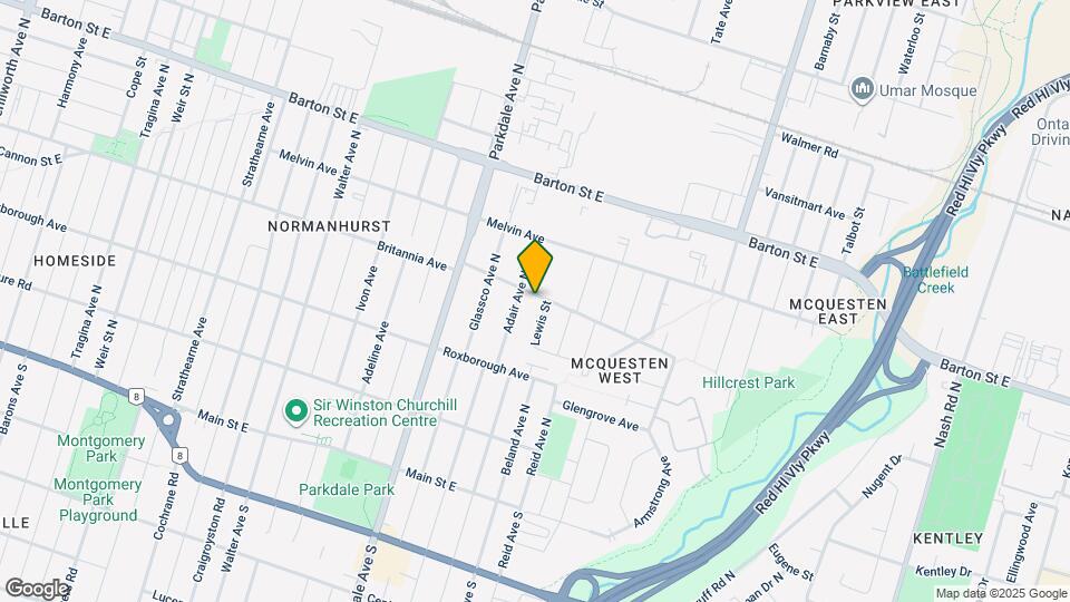 686 Britannia Ave Map and Location Details