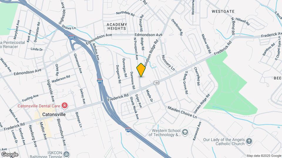 73 Edmondson Ridge Rd, Unit First Floor Map and Location Details