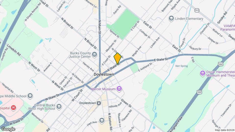 112 E State St Mapa y Detalles de la Ubicación