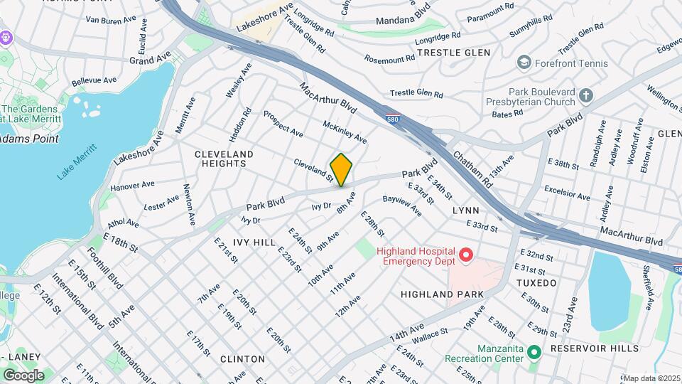 2794 Park Blvd Map and Location Details