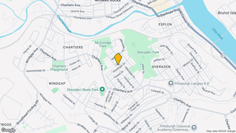 1020-1028-1028 Stanhope St Map and Location Details