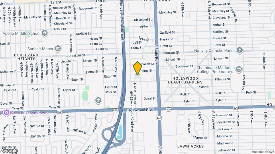 6151 Eaton St Map and Location Details