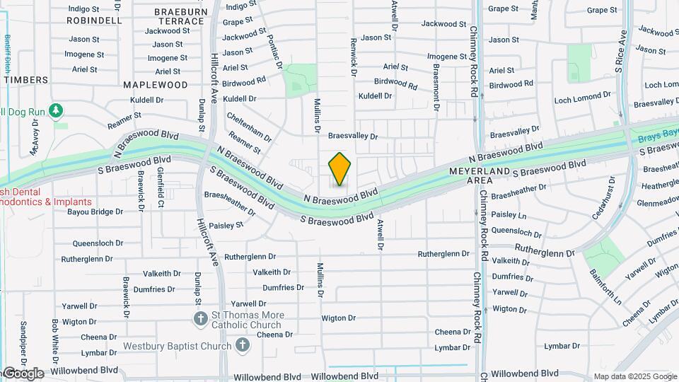 5550 N Braeswood Blvd Map and Location Details